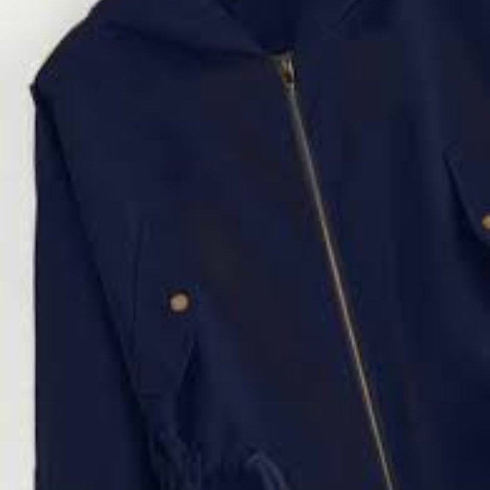 Drawstring Waist Hooded Jacket - Picture 2 of 2